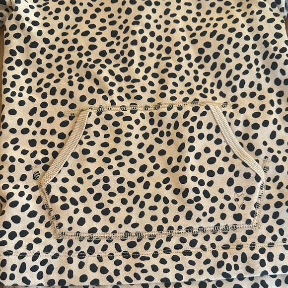 Girls XS (4-5) Crewcuts by J.Crew Polka Dot Turtleneck Sweater fleece lined - Picture 5 of 6